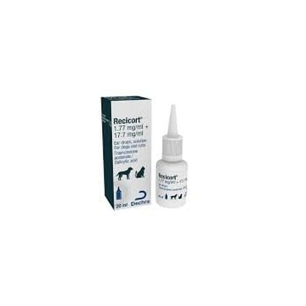 Recicort Ear Drop for Dogs and Cats 20ML