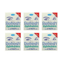  Refresh Ophthalmic Eye Drops 6 Pack 