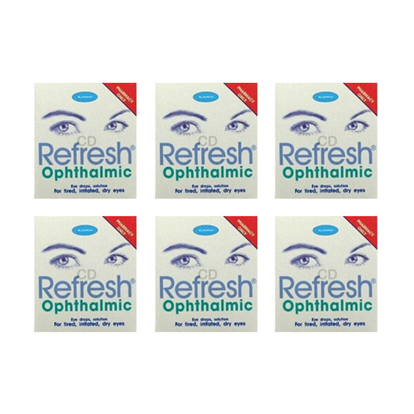 Refresh Ophthalmic Eye Drops 6 Pack