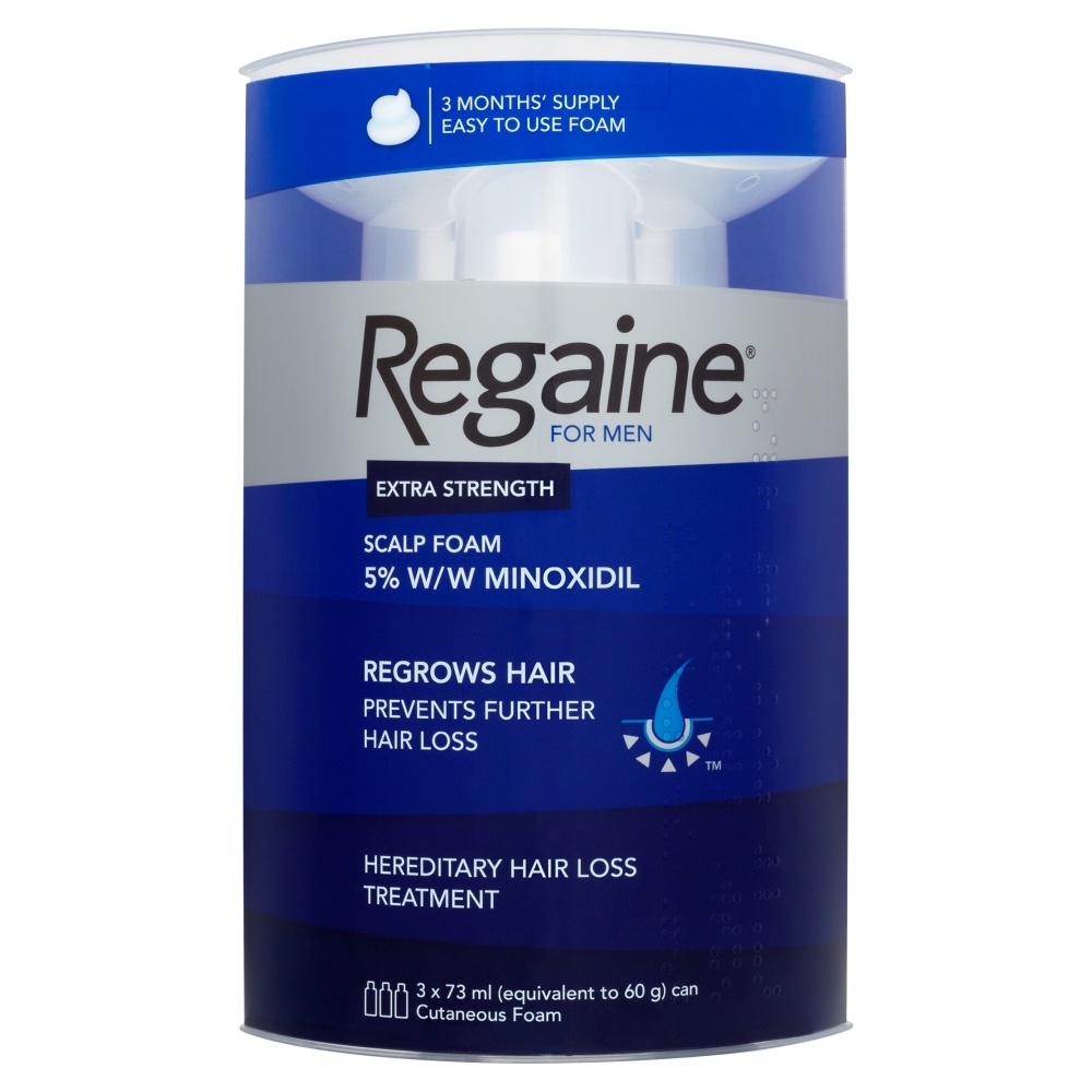 Regaine Men Foam 5% 3 Month Supply Review