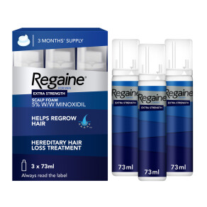 Regaine 5% Extra Strength Hair Regrowth Foam For Men - 3 Month Supply