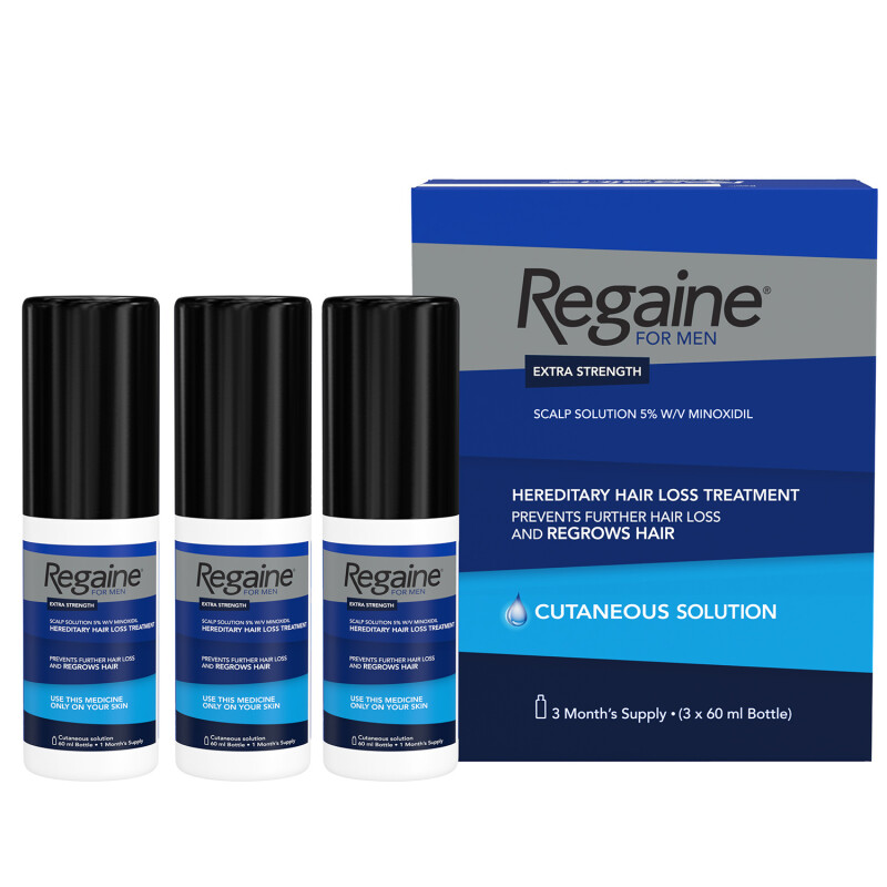 Regaine For Men Extra Strength Solution - 12 Month Supply