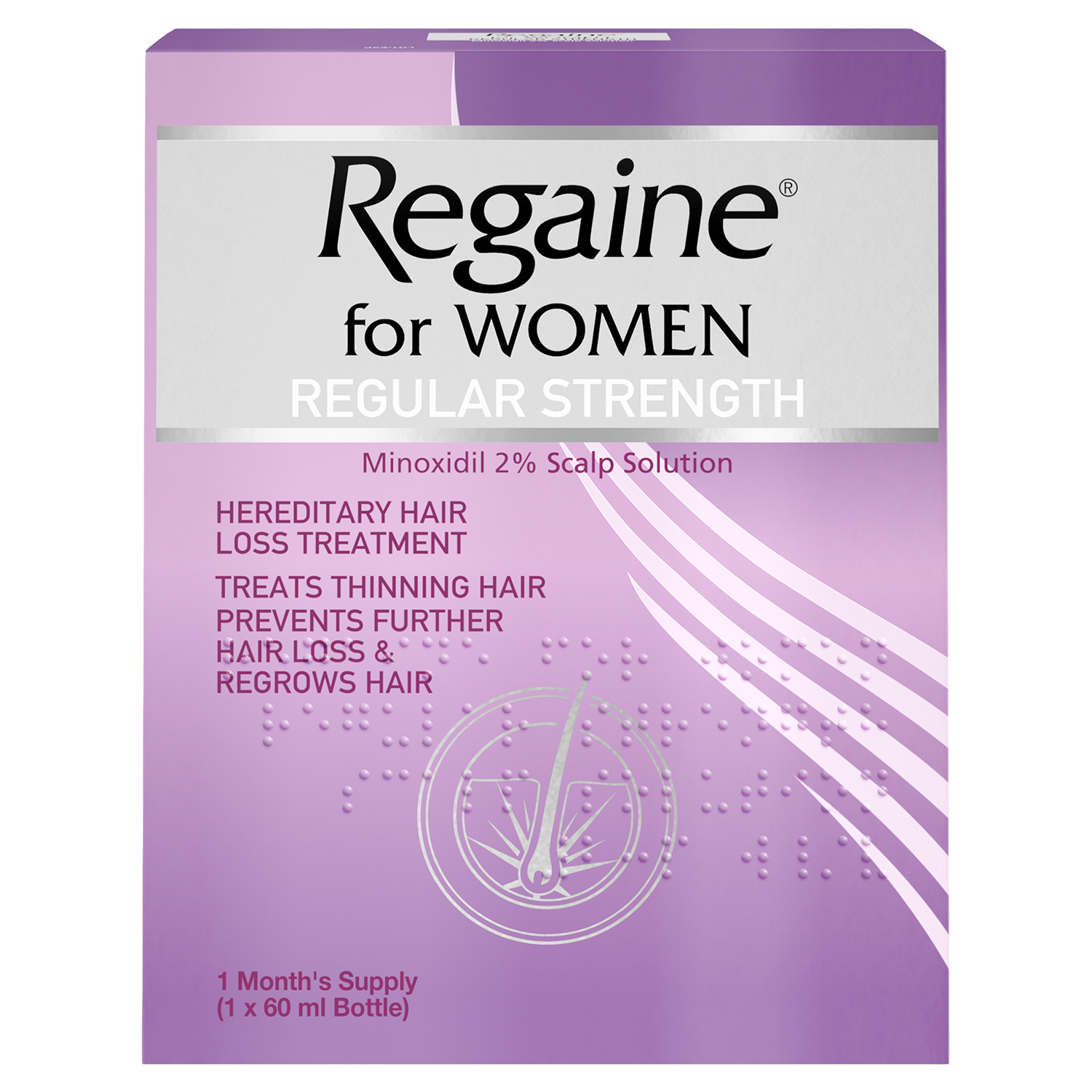 Regaine Regular Strength Solution For Women - 60ml