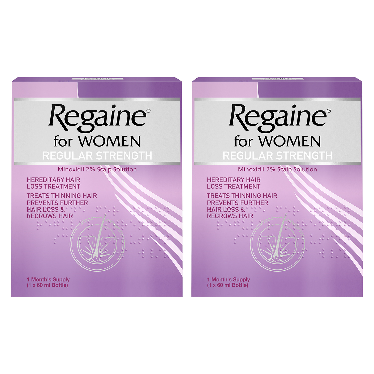 Regaine For Women 60ml Twinpack