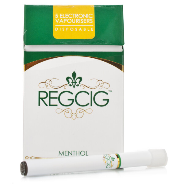 Regcig Menthol Flavour Electronic Cigarette 5 pack
