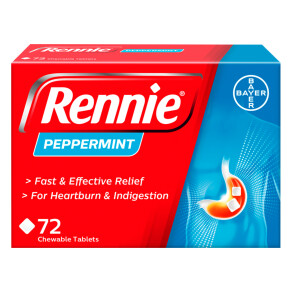 Rennie Peppermint Heartburn & Indigestion Relief
