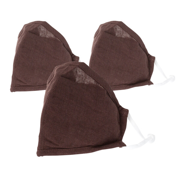 Reusable/Washable Dark Brown Face Covering