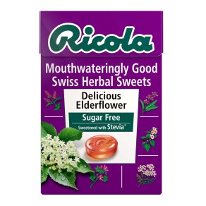 Ricola Delicious Elderflower Sugar Free Herbal Sweets
