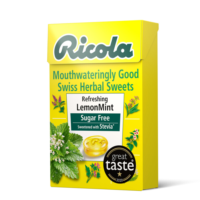 Ricola Refreshing Lemon Mint Sugar Free Herbal Sweets