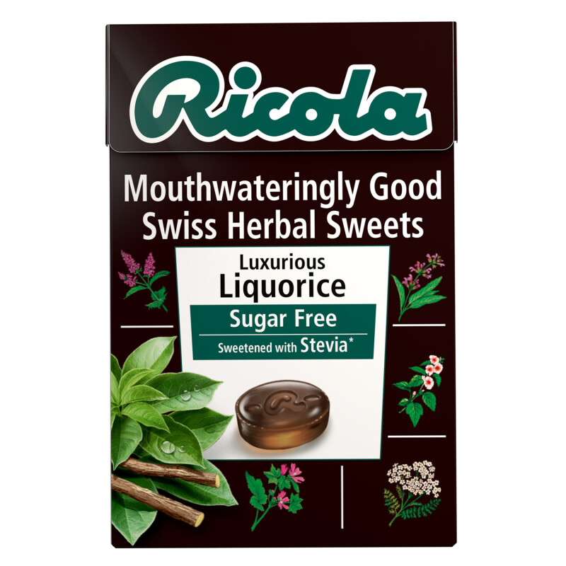 Ricola Luxurious Liquorice Sugar Free Herbal Sweets
