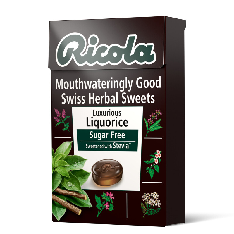 Ricola Luxurious Liquorice Sugar Free Herbal Sweets