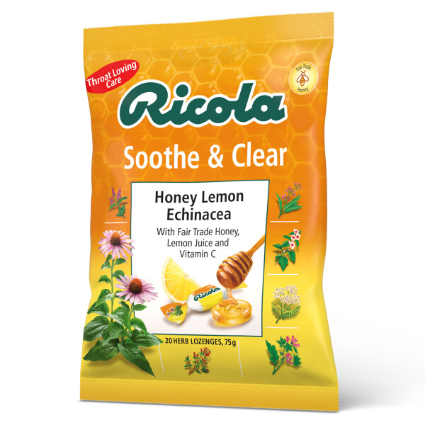 Ricola Soothe & Clear Honey Lemon and Echinacea Cough Drops