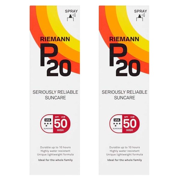 Riemann P20 SPF50 Sun Filter Twin Pack