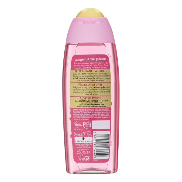 Right Guard Women Magic Oil Pink Jasmine Shower Gel