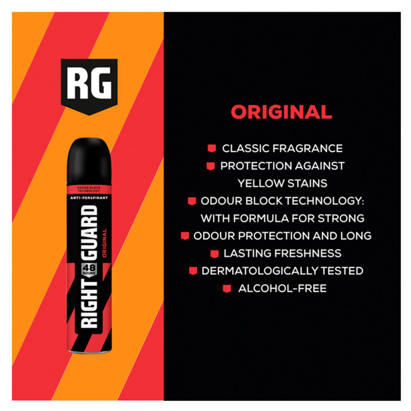 Right Guard Total Defence 5 Original Deodorant