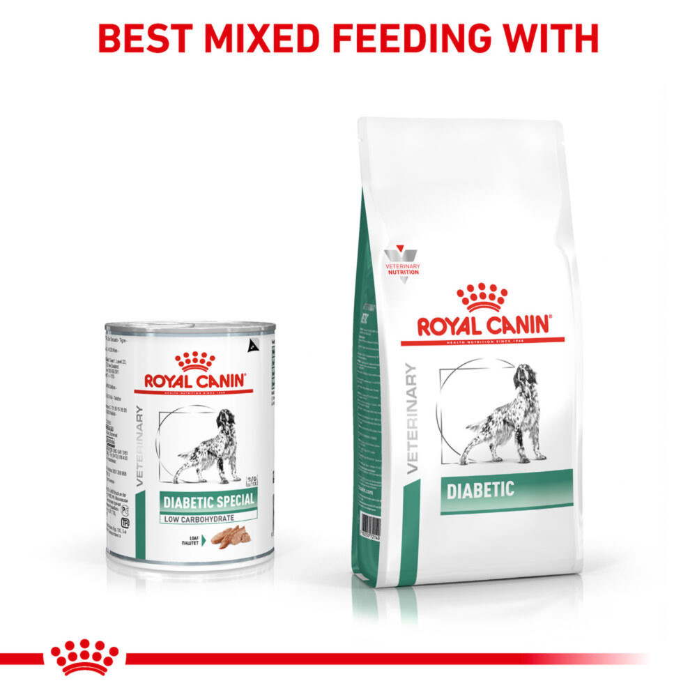 Royal Canin Diabetic Special Low Carbohydrate Adult Wet Dog Food In Loaf 12x410g
