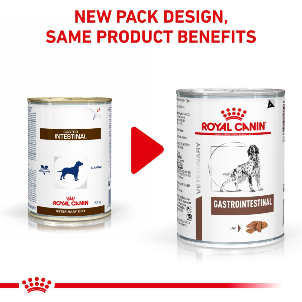 Royal Canin Gastrointestinal Adult Wet Dog Food In Loaf 12x400g