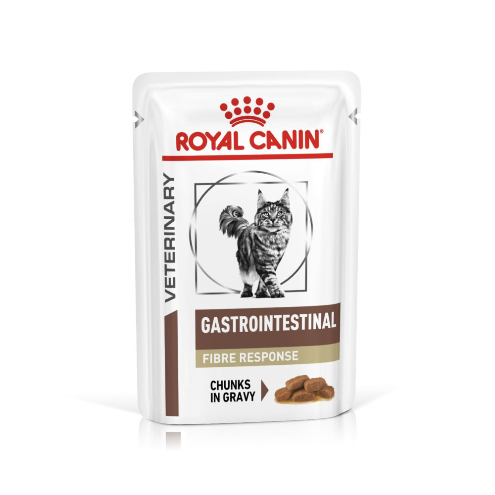 Royal Canin Gastrointestinal Fibre Response Adult Wet Cat Food In Gravy 48x85g
