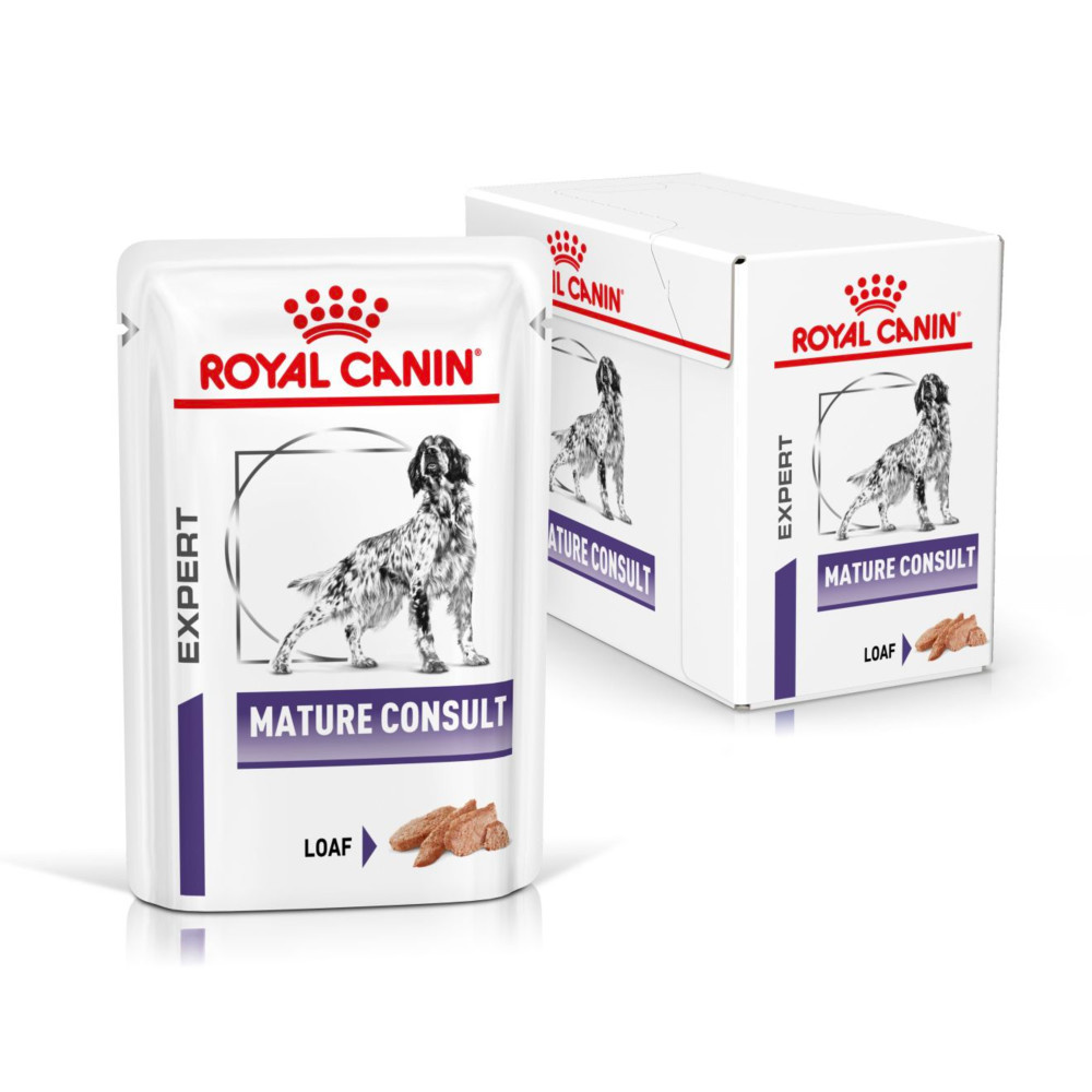 Royal Canin Mature Consult Senior Wet Dog Food In Loaf 48x85g
