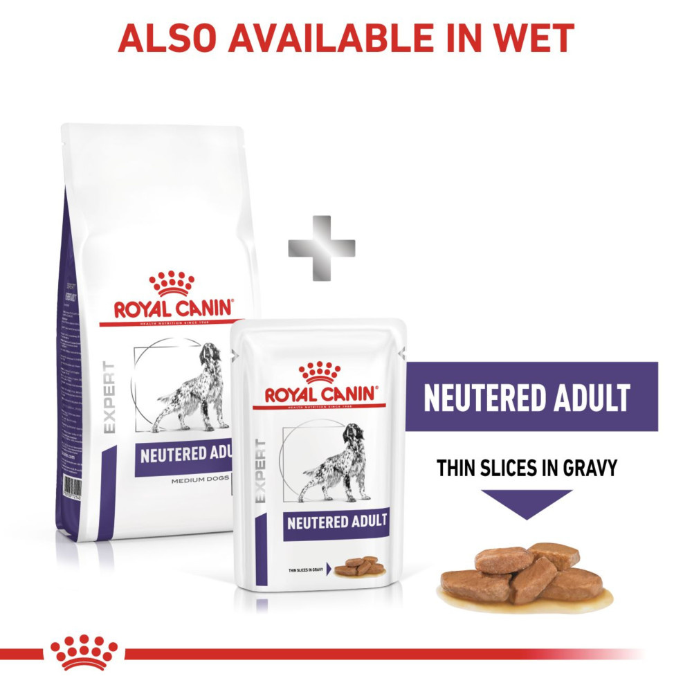 Royal Canin Neutered Adult Dry Medium Dog Food 9kg