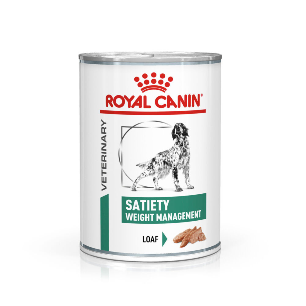 Royal Canin Satiety Weight Management Adult Wet Dog Food In Loaf 12x410g