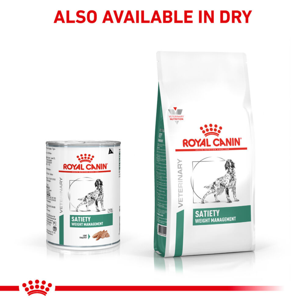 Royal Canin Satiety Weight Management Adult Wet Dog Food In Loaf 12x410g