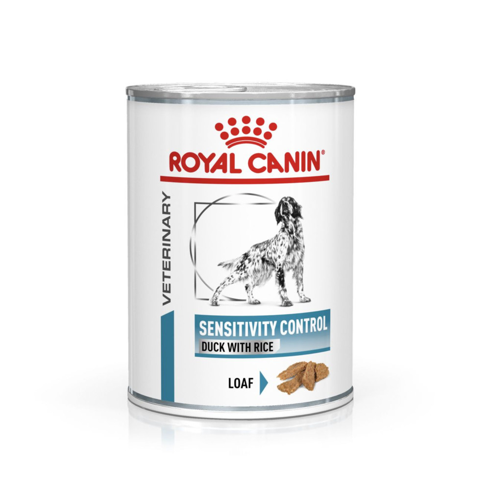 Royal Canin Sensitivity Control Duck Rice Adult Wet Dog Food In Loaf 12x410g