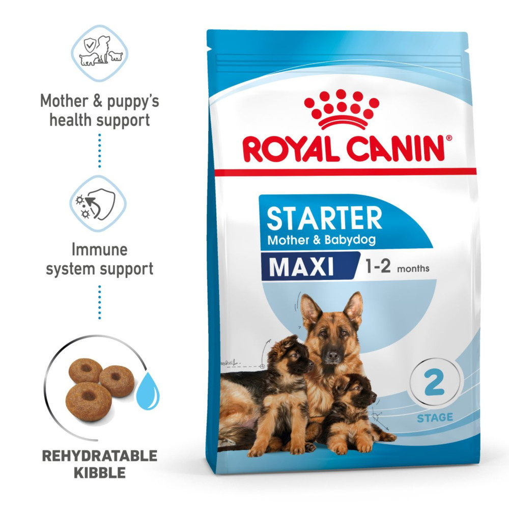 Royal Canin Starter Mother & Babydog Adult & Puppy Maxi Dry Large Dog Food 15kg