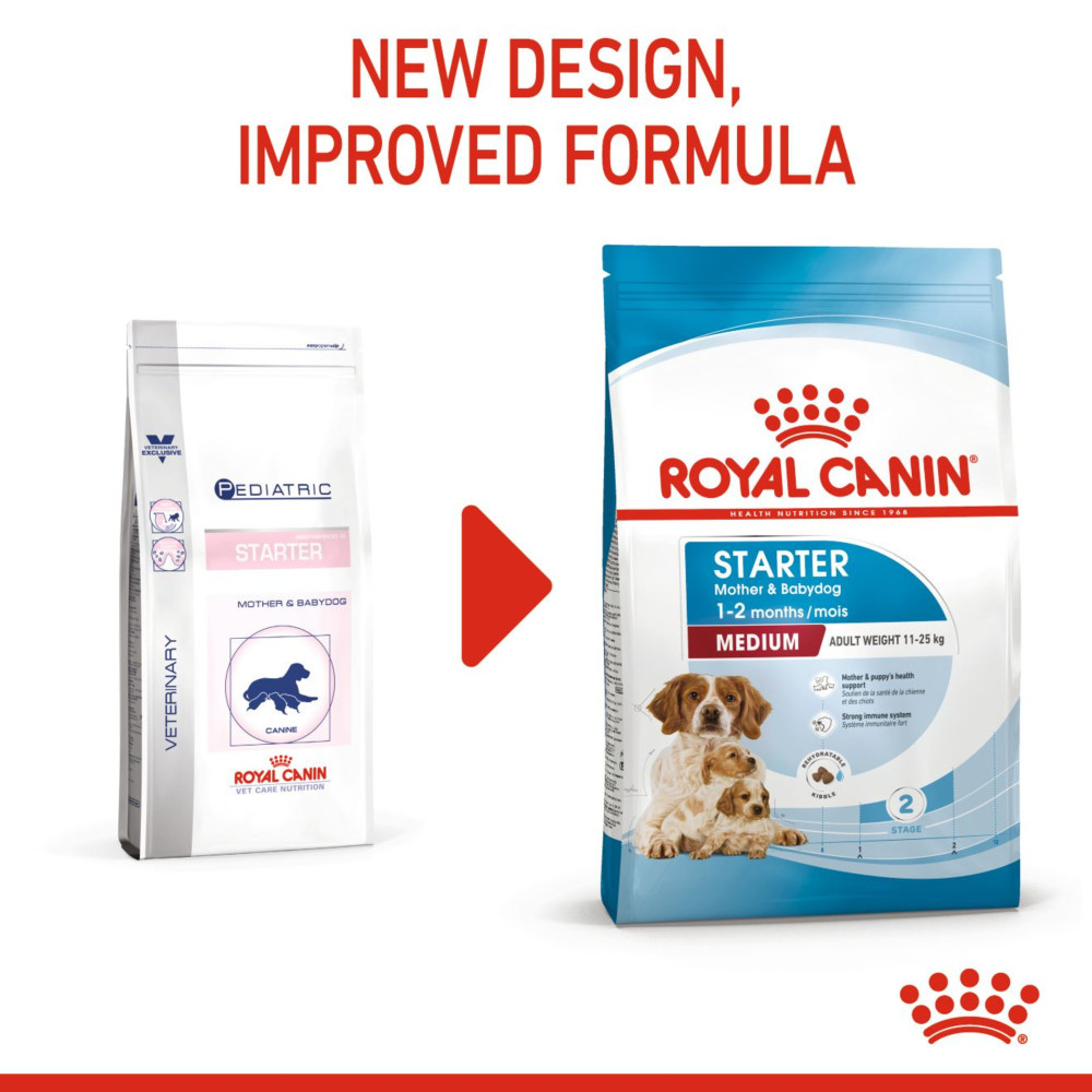 Royal Canin Starter Mother & Babydog Adult & Puppy Medium Dry Dog Food 15kg