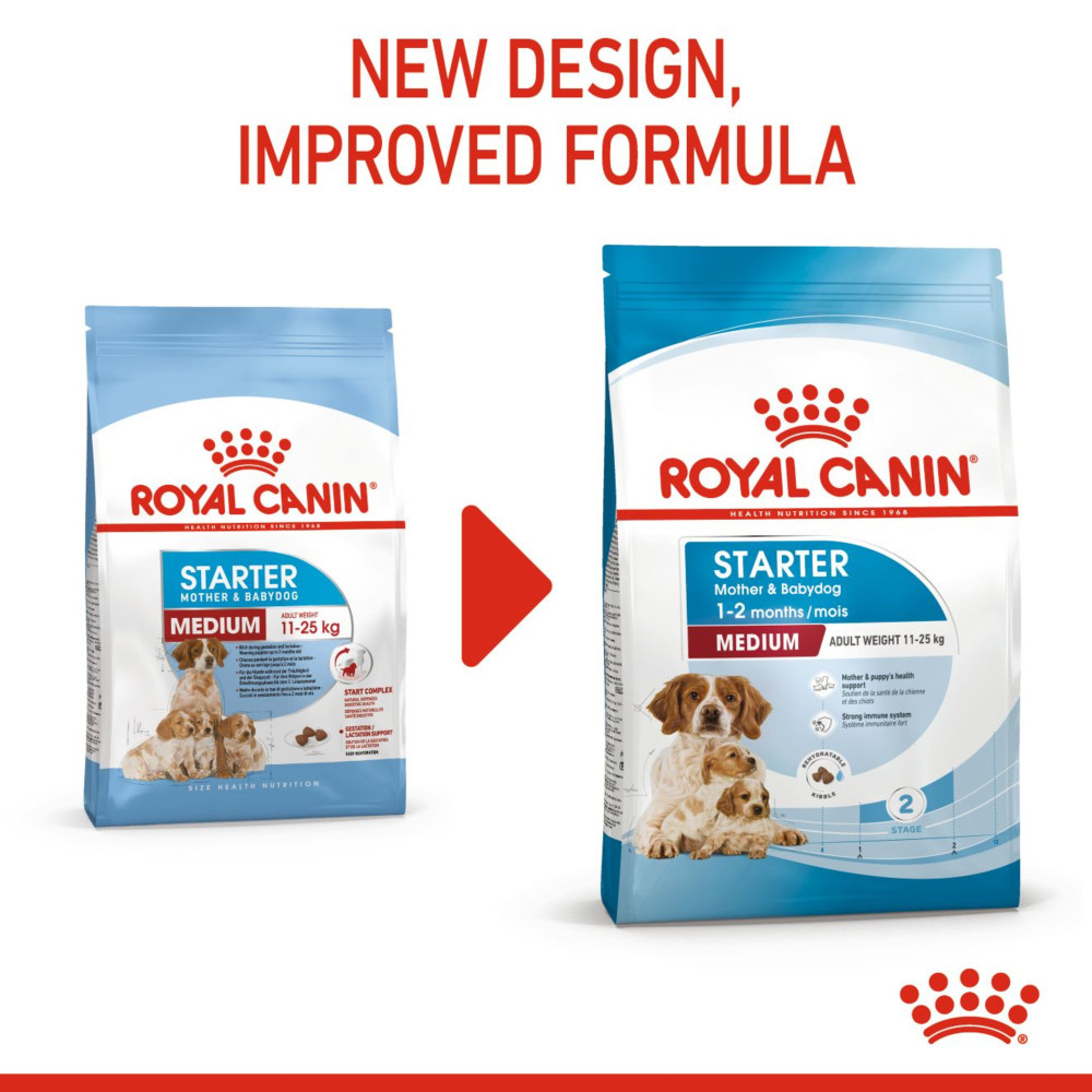 Royal Canin Starter Mother & Babydog Adult & Puppy Medium Dry Dog Food 15kg