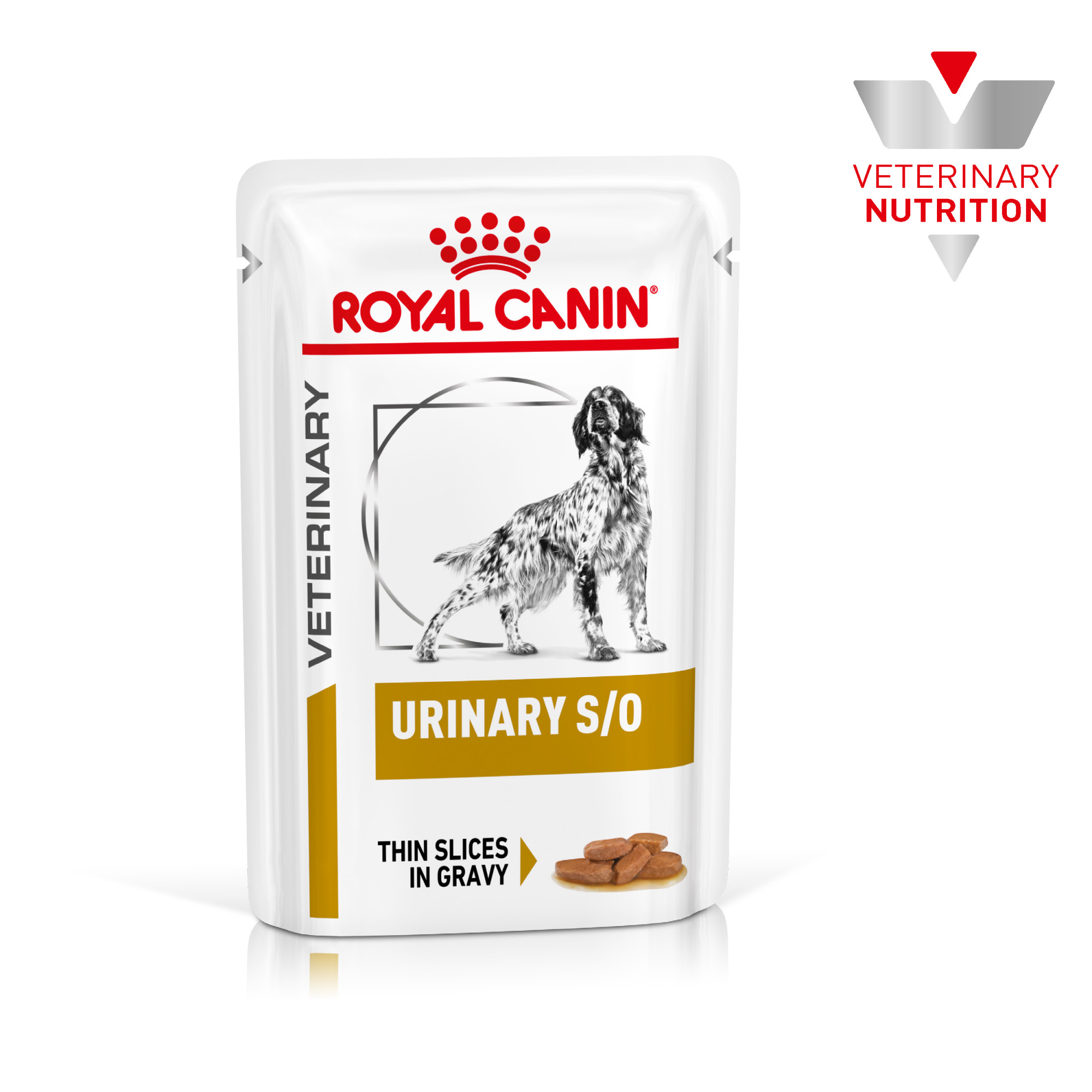 Royal Canin Urinary S/O Adult Wet Dog Food Thin Slices In Gravy 48x100g