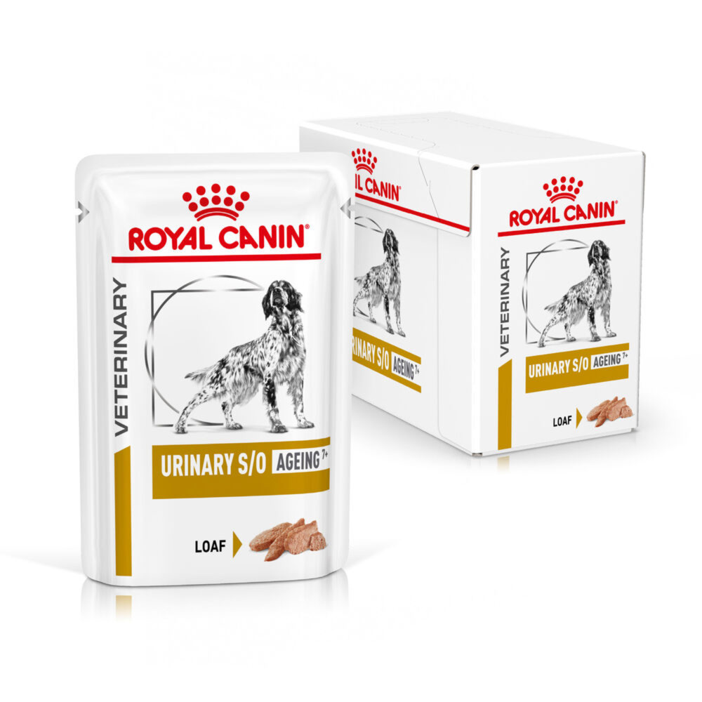 Royal Canin Urinary S/O Ageing 7+ Senior Wet Dog Food In Loaf 48x85g