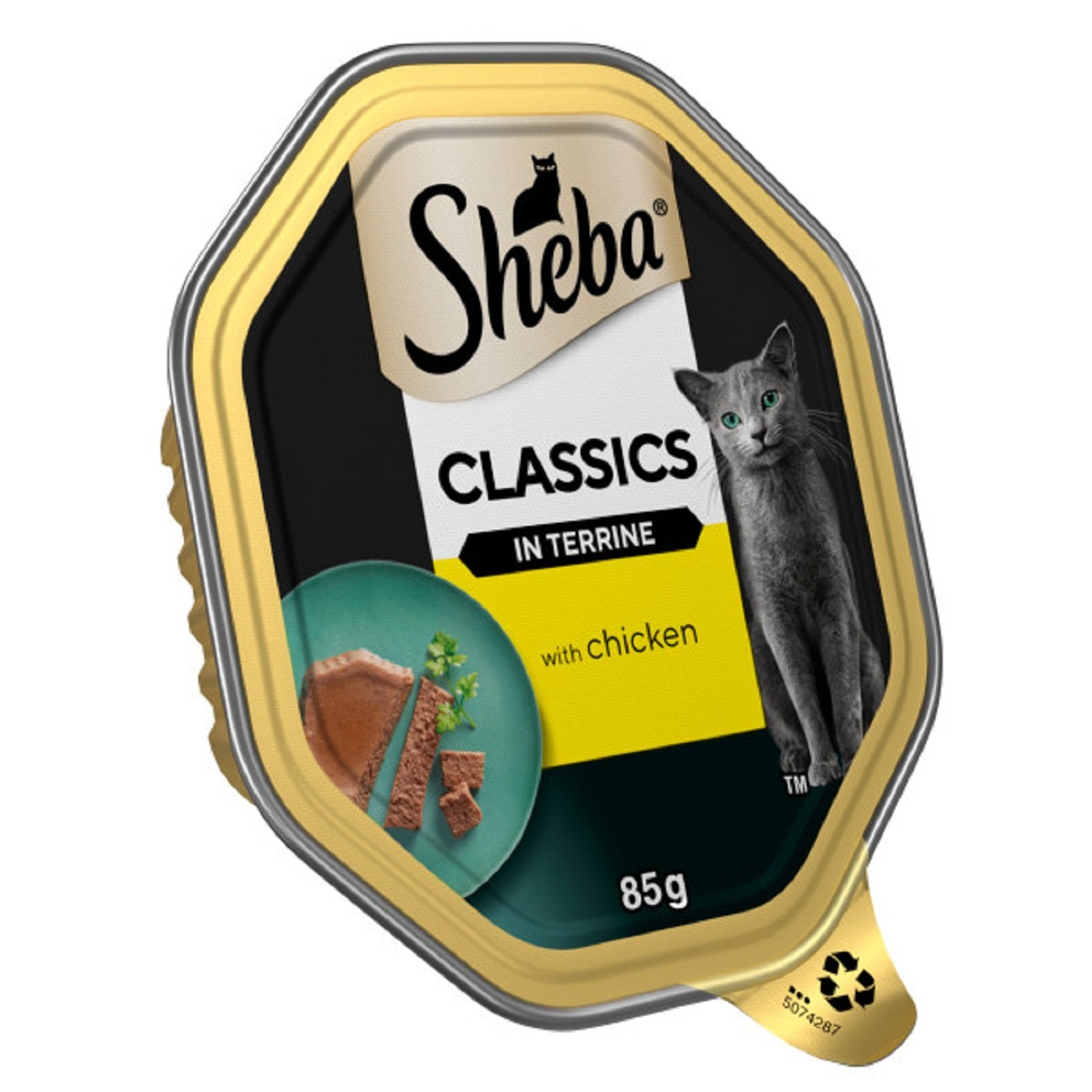 SHEBA Classics Adult Cat Food with Chicken in Terrine 85g Tray x 22