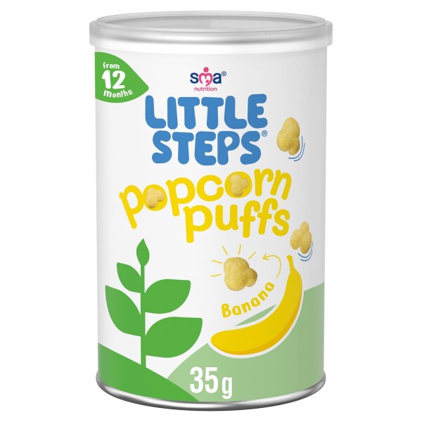 SMA Little Steps Organic Banana Popcorn Puffs