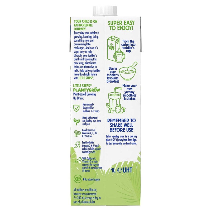 SMA Little Steps Plant Based Growing Up Baby Milk Liquid 1-3 Years
