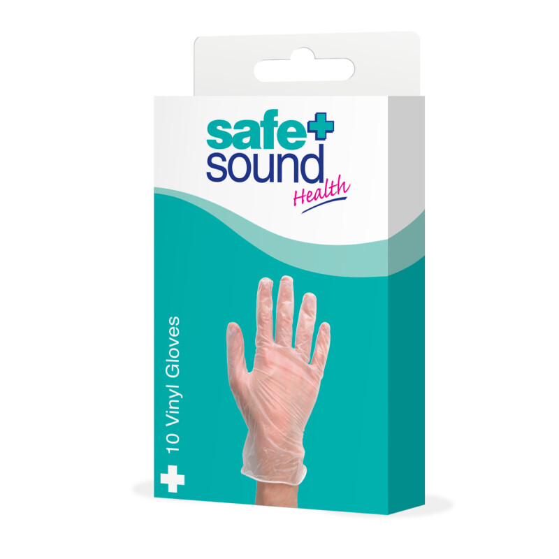 Safe & Sound 10 Vinyl Gloves