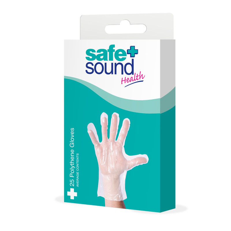 Safe & Sound 25 Polythene Gloves