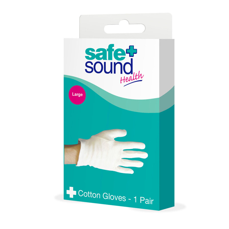 Safe & Sound Large Cotton Gloves