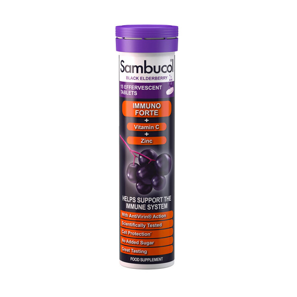 Sambucol Immuno Forte Black Elderberry Effervescent Tablets