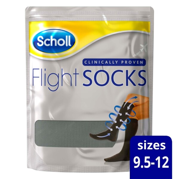 Scholl Cotton Feel Flight Socks Size 9.5-12