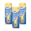  Scholl Gel Activ Work Insoles For Women - Triple Pack 