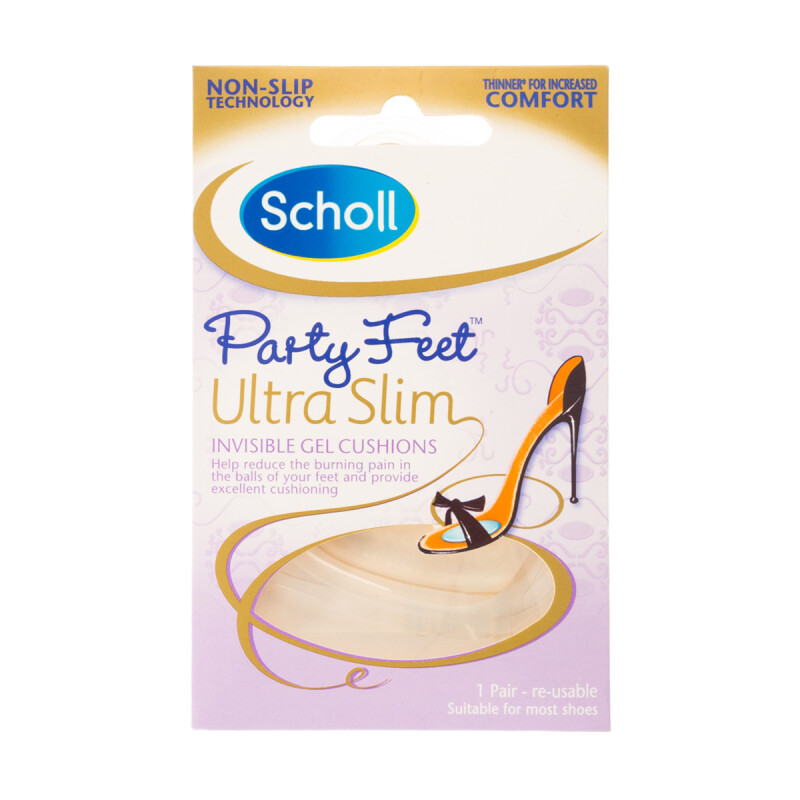 Scholl Party Feet Ultra Slim Invisible Gel Cushions