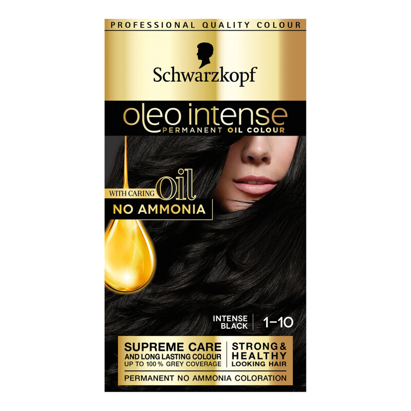 Schwarzkopf Oleo Intense 1-10 Intense Black  Permanent Hair Dye