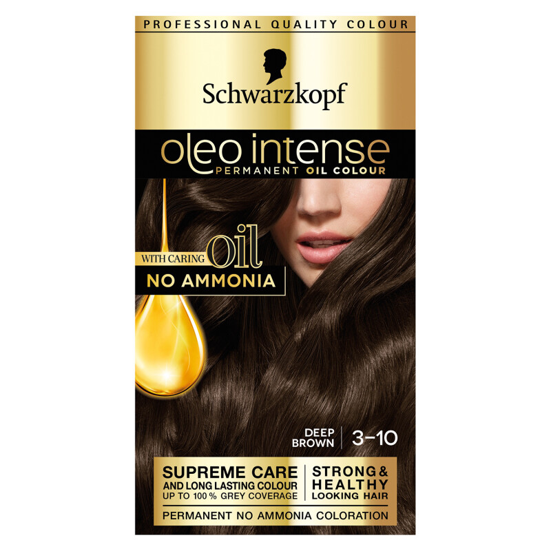 Schwarzkopf Oleo Intense 3-10 Deep Brown   Permanent Hair Dye