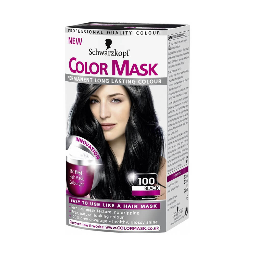 Colour hair mask