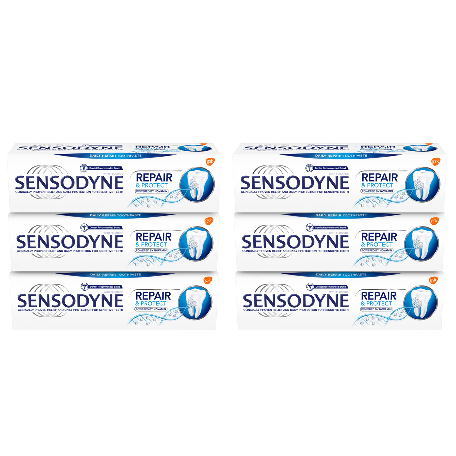 Sensodyne Repair and Protect 6 Pack