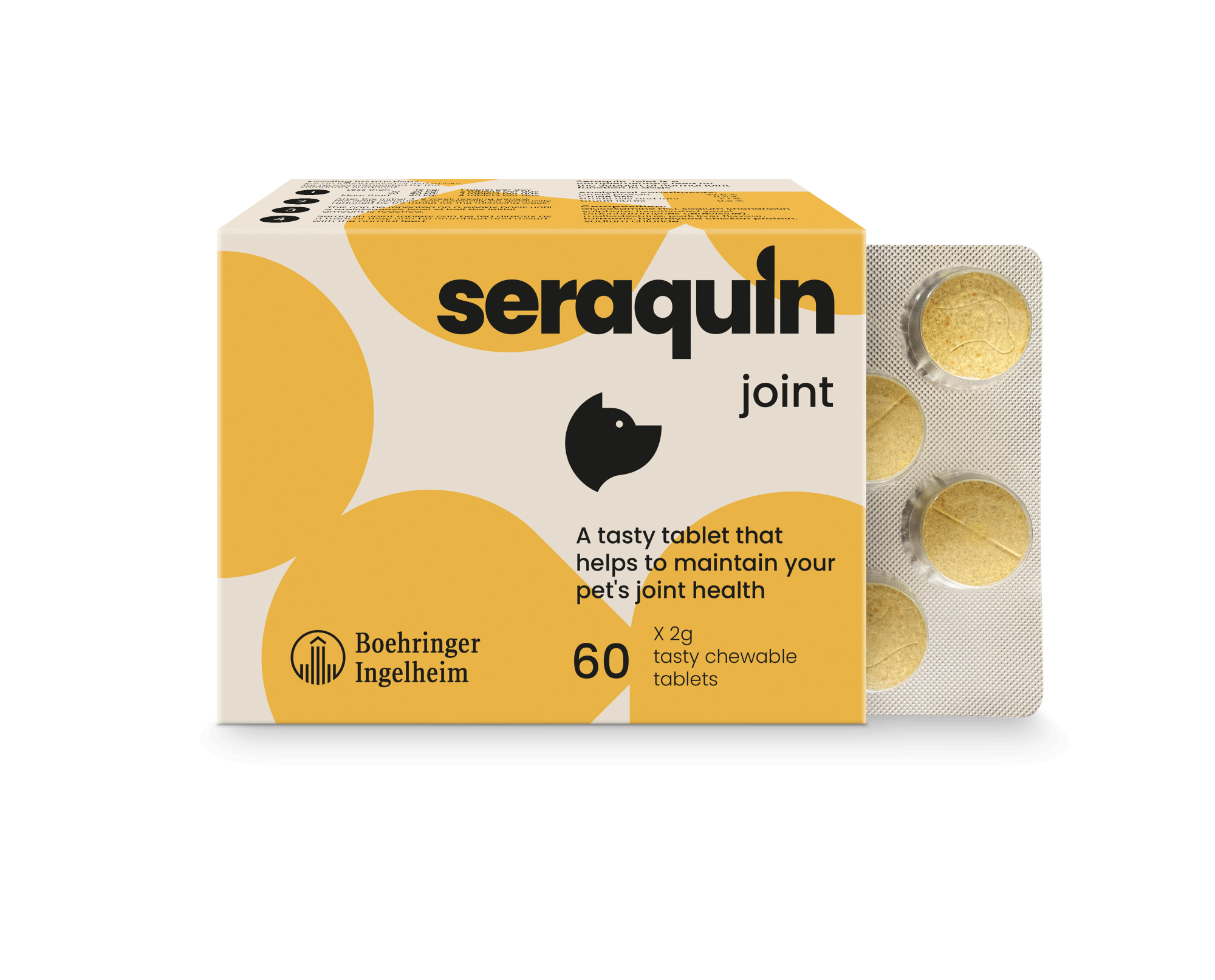 Seraquin Joint Supplement Tablets for Cats and Dogs 