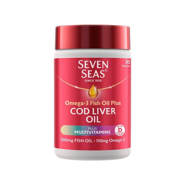 Seven Seas Cod Liver Oil Plus Multivitamins Capsules