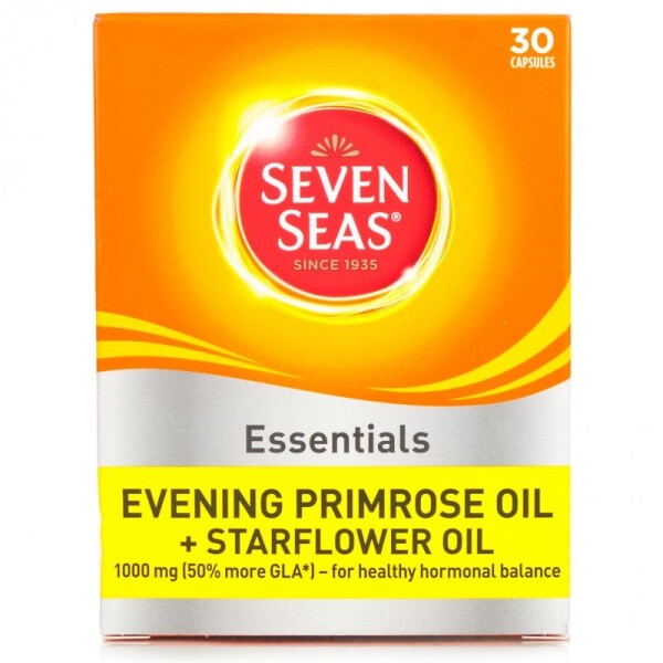 Seven Seas Evening Primrose Oil Plus Starflower Oil 1000mg Capsules