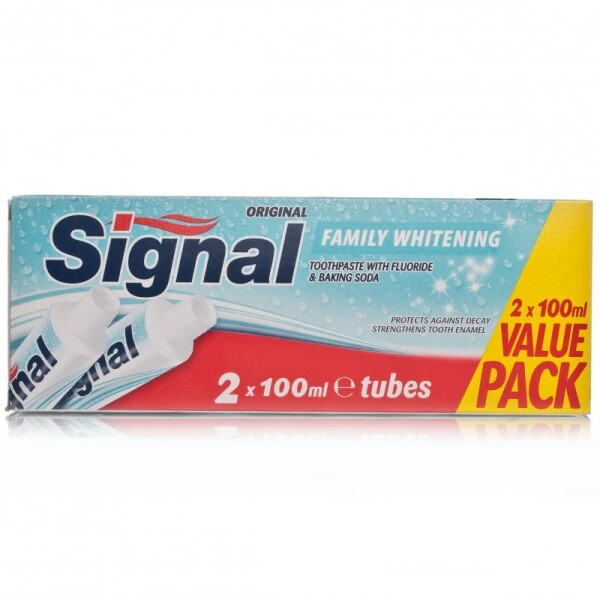 Signal Toothpaste Whitening Twin